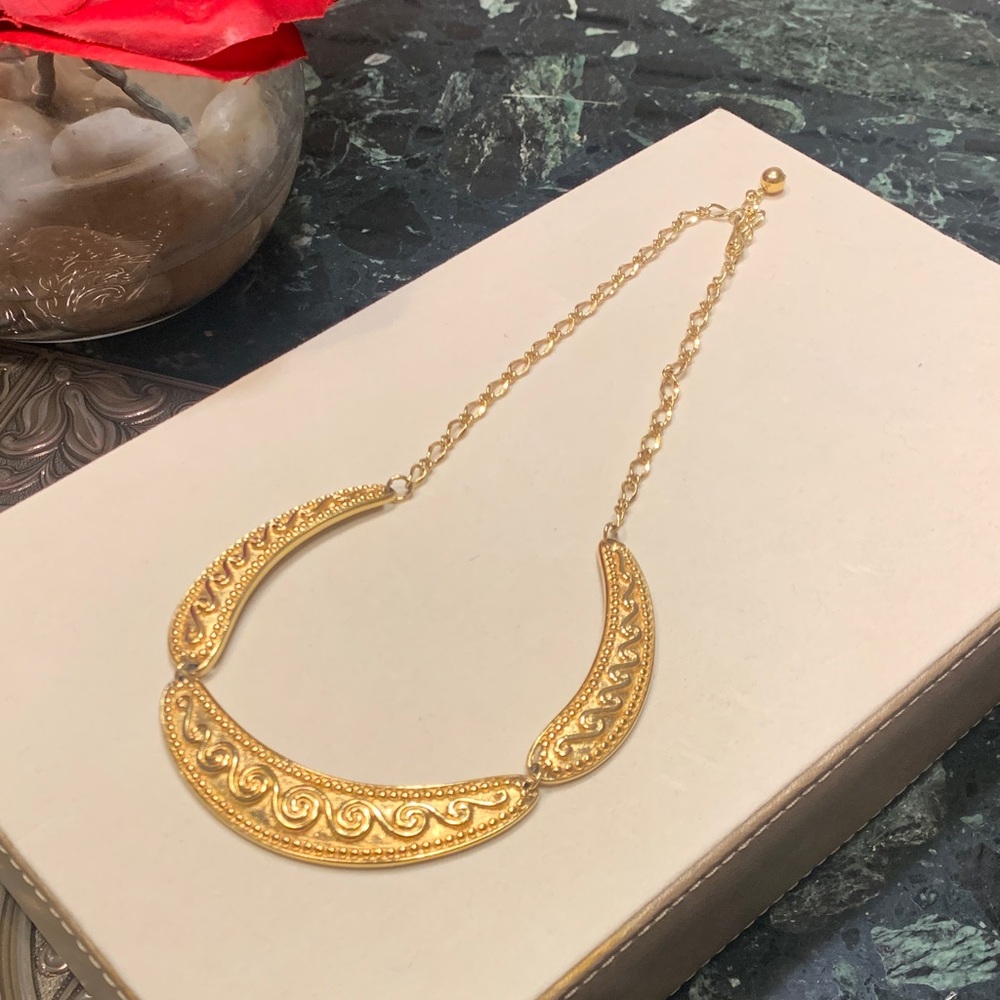 🌹VINTAGE 80’s HIGH END BEAUTIFUL COSTUME JEWELRY Necklace •